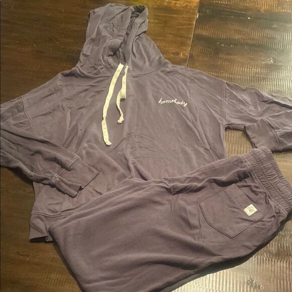 Gray Magnolia Hoodie and Jogger Homebody set XS lounge wear - Picture 1 of 9
